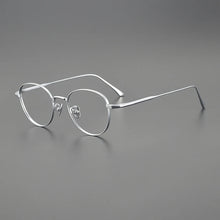 Load image into Gallery viewer, Vintage Pure Titanium Eyeglasses Frame Men Ultra Light Prescription Myopia Glasses Frame Women     Brand Eyewear