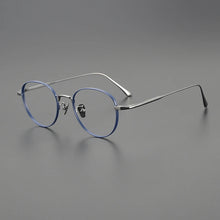 Load image into Gallery viewer, Vintage Pure Titanium Eyeglasses Frame Men Ultra Light Prescription Myopia Glasses Frame Women     Brand Eyewear