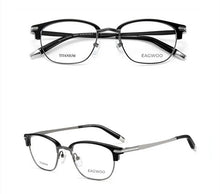Load image into Gallery viewer, Vintage Pure Titanium Eyeglasses Full Rim Optical Frame Prescription Eyebrow Designed High Grade Glasses