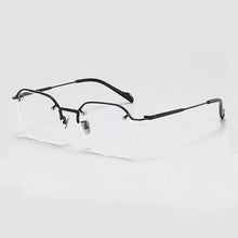 Load image into Gallery viewer, Vintage Pure Titanium Glasses Frame Men    Ultra Light Prescription Myopia Eyeglasses Frame Women Luxury Brand Eyewear