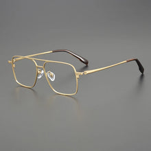 Load image into Gallery viewer, Vintage Pure Titanium Glasses Frame Men Pilot  Prescription Myopia Eyeglasses Frame Women   Brand Eyewear