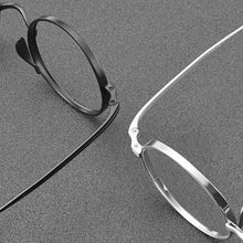 Load image into Gallery viewer, Vintage Pure Titanium Glasses Frame Men Round Optical Myopia Prescription Eyeglasses Frame Women Luxury Brand Small Eyewear