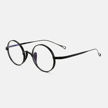 Load image into Gallery viewer, Vintage Pure Titanium Glasses Frame Men Round Optical Myopia Prescription Eyeglasses Frame Women Luxury Brand Small Eyewear