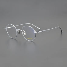 Load image into Gallery viewer, Vintage Pure Titanium Round Eyeglasses Frame Men   Prescription Myopia Glasses Frame Women Retro   Brand Eyewear