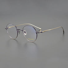 Load image into Gallery viewer, Vintage Pure Titanium Round Eyeglasses Frame Men   Prescription Myopia Glasses Frame Women Retro   Brand Eyewear
