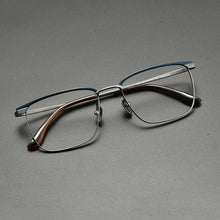 Load image into Gallery viewer, Vintage Pure Titanium Square Glasses Frame Men Myopia Prescription Eyeglasses Frame Male Retro Ultra Light Luxury Brand Eyewear