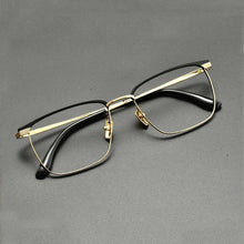 Load image into Gallery viewer, Vintage Pure Titanium Square Glasses Frame Men Myopia Prescription Eyeglasses Frame Male Retro Ultra Light Luxury Brand Eyewear