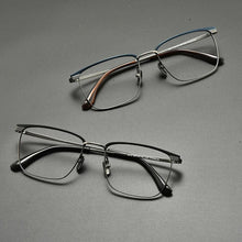 Load image into Gallery viewer, Vintage Pure Titanium Square Glasses Frame Men Myopia Prescription Eyeglasses Frame Male Retro Ultra Light Luxury Brand Eyewear