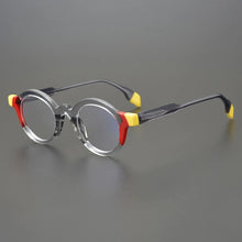Load image into Gallery viewer, Vintage Round Acetate Glasses Frame Men 2022 Prescription Myopia Optical Retro Eyeglasses Frame Women Luxury Brand Eyewear