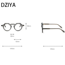 Load image into Gallery viewer, Vintage Round Cat Eye Acetate Glasses Frame Men Myopia Optical Prescription Eyeglasses Frame Women Brand Eyewear 60824