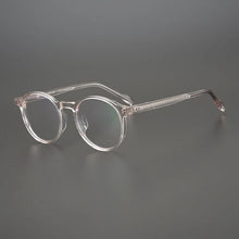 Carica l'immagine nel visualizzatore di Gallery, Vintage Round Glasses Frame Japanese Style Jelly Green Acetate Myopia Eyeglasses  for Men and Women