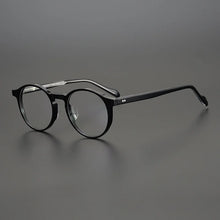 Carica l'immagine nel visualizzatore di Gallery, Vintage Round Glasses Frame Japanese Style Jelly Green Acetate Myopia Eyeglasses  for Men and Women