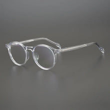 Carica l'immagine nel visualizzatore di Gallery, Vintage Round Glasses Frame Japanese Style Jelly Green Acetate Myopia Eyeglasses  for Men and Women