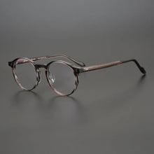 Carica l'immagine nel visualizzatore di Gallery, Vintage Round Glasses Frame Japanese Style Jelly Green Acetate Myopia Eyeglasses  for Men and Women