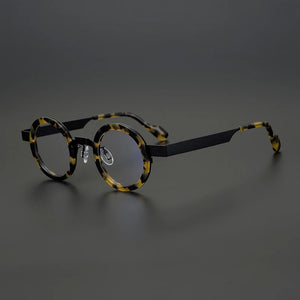 Vintage Round Glasses Frame Men Retro Acetate Eyeglass Women Optical Myopia Prescription Eyeglasses Frames Eyewear Male Japanese