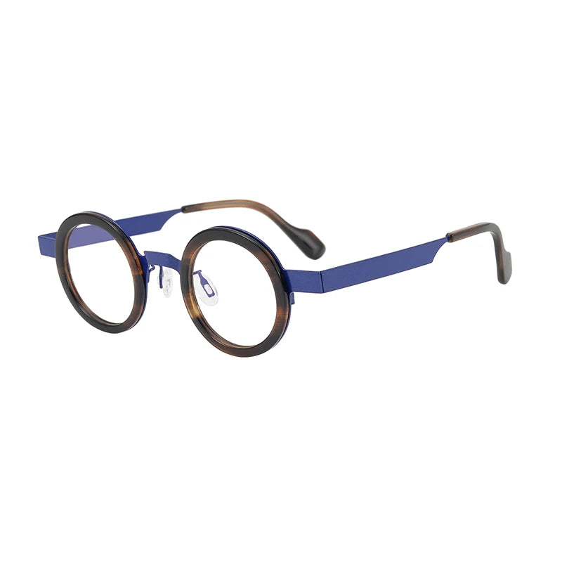 Vintage Round Glasses Frame Men Retro Acetate Eyeglass Women Optical Myopia Prescription Eyeglasses Frames Eyewear Male Japanese