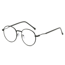 Load image into Gallery viewer, Vintage Round Glasses Woman Man Transparent Anti Blue Light Computer Eyewear Clear Lens Retro Metal Eyeglasses Frame Unisex