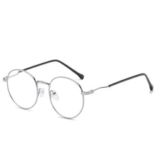 Load image into Gallery viewer, Vintage Round Glasses Woman Man Transparent Anti Blue Light Computer Eyewear Clear Lens Retro Metal Eyeglasses Frame Unisex