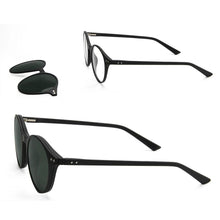 Load image into Gallery viewer, Vintage Round Optical Glasses Frame With Magnetic Clip On Sunglasses Polarized Women Men Tr90 Eyewear Oculos De Grau Masculino
