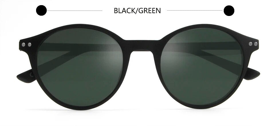 Vintage Round Optical Glasses Frame With Magnetic Clip On Sunglasses Polarized Women Men Tr90 Eyewear Oculos De Grau Masculino