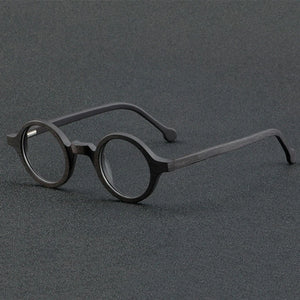 Vintage Round Punk Acetate Optical Glasses Frames Men Handmade High-Grade Spring Leg Glasses Women Punk Eyeglasses