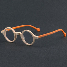 Load image into Gallery viewer, Vintage Round Punk Acetate Optical Glasses Frames Men Handmade High-Grade Spring Leg Glasses Women Punk Eyeglasses