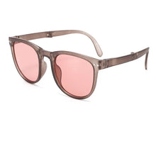 Load image into Gallery viewer, Vintage Round Sunglasses Children Folding Cat Eye Brand Designer Sun Glasses Girls Boys Oval Driving Glasses UV400 Gafas De Sol
