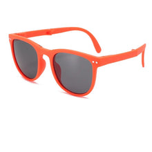 Load image into Gallery viewer, Vintage Round Sunglasses Children Folding Cat Eye Brand Designer Sun Glasses Girls Boys Oval Driving Glasses UV400 Gafas De Sol