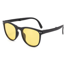 Load image into Gallery viewer, Vintage Round Sunglasses Children Folding Cat Eye Brand Designer Sun Glasses Girls Boys Oval Driving Glasses UV400 Gafas De Sol