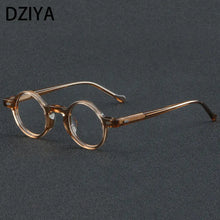 Load image into Gallery viewer, Vintage Small Frame Round Acetate Glasses Frame Men Myopia Optical Eyeglasses Frame Women Brand Eyewear 60733