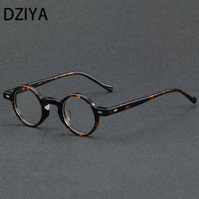Load image into Gallery viewer, Vintage Small Frame Round Acetate Glasses Frame Men Myopia Optical Eyeglasses Frame Women Brand Eyewear 60733