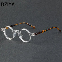 Load image into Gallery viewer, Vintage Small Frame Round Acetate Glasses Frame Men Myopia Optical Eyeglasses Frame Women Brand Eyewear 60733