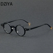 Load image into Gallery viewer, Vintage Small Frame Round Acetate Glasses Frame Men Myopia Optical Eyeglasses Frame Women Brand Eyewear 60733