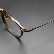 Load image into Gallery viewer, Vintage Square Acetate Glasses Frame Men Prescription Myopia Optical Eyeglasses Frame Women Male  Luxury Titanium Leg Eyewear