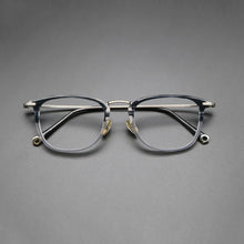 Load image into Gallery viewer, Vintage Square Acetate Glasses Frame Men Prescription Myopia Optical Eyeglasses Frame Women Male  Luxury Titanium Leg Eyewear