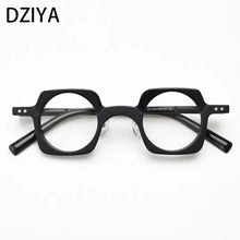 Load image into Gallery viewer, Vintage Square Acetate Glasses Frames Women Mens   Punk Optical Glasses Frames 60312
