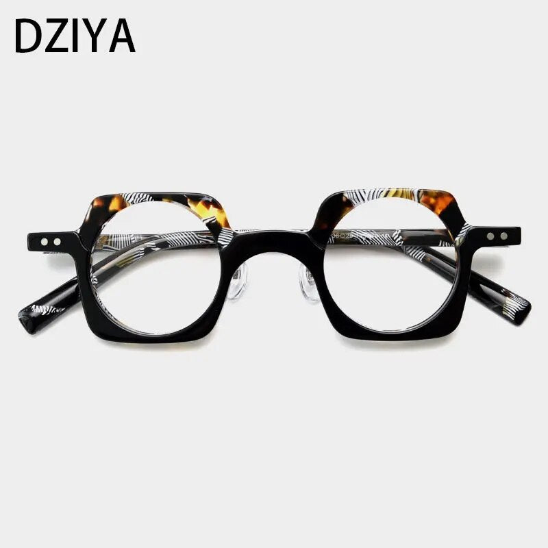 Vintage Square Acetate Glasses Frames Women Mens   Punk Optical Glasses Frames 60312