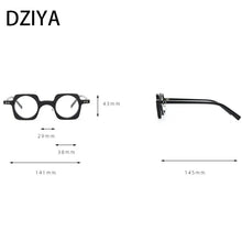 Load image into Gallery viewer, Vintage Square Acetate Glasses Frames Women Mens   Punk Optical Glasses Frames 60312