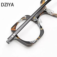 Load image into Gallery viewer, Vintage Square Acetate Glasses Frames Women Mens   Punk Optical Glasses Frames 60312