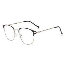 Load image into Gallery viewer, Vintage Square Glasses Man Woman Fashion Retro Metal Frame Eyeglasses Transparent Clear Lens Black Eyebrow Spectacle
