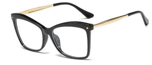Vintage Square Transparent Glasses Women Men Luxury Brand Leopard Frame Glasses Prescription Myopia Optical Spectacles Frame