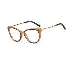 Load image into Gallery viewer, Vintage Square Transparent Glasses Women Men Luxury Brand Leopard Frame Glasses Prescription Myopia Optical Spectacles Frame