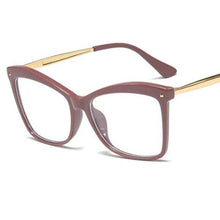 Load image into Gallery viewer, Vintage Square Transparent Glasses Women Men Luxury Brand Leopard Frame Glasses Prescription Myopia Optical Spectacles Frame