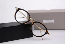 Load image into Gallery viewer, Vintage TB011 Alloy Round frames unisex eyeglasses frames eyewear TB-011 prescription Glasses Frame for women men with logo