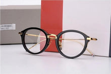 Load image into Gallery viewer, Vintage TB011 Alloy Round frames unisex eyeglasses frames eyewear TB-011 prescription Glasses Frame for women men with logo