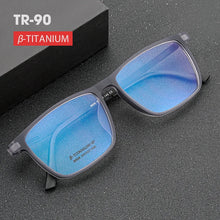 Load image into Gallery viewer, Vintage TR90 Titanium Eyeglasses Frame Men Square Myopia Prescription Glasses Women Retro Optical Glasses Frame Eyewear