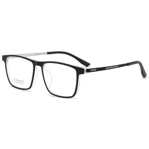 Vintage TR90 Titanium Eyeglasses Frame Men Square Myopia Prescription Glasses Women Retro Optical Glasses Frame Eyewear