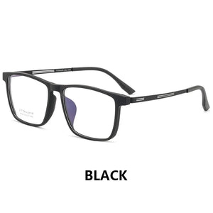 Vintage TR90 Titanium Eyeglasses Frame Men Square Myopia Prescription Glasses Women Retro Optical Glasses Frame Eyewear