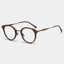 Load image into Gallery viewer, Vintage Titanium Acetate Glasses Frame Men    Round Myopia Prescription Eyeglasses Frame Women Retro Luxury Brand Eyewear