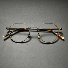 Load image into Gallery viewer, Vintage Titanium Eyeglasses Frame Men     Prescription Myopia Optical Glasses Frame Women Retro Japan Luxury Brand Eyewear